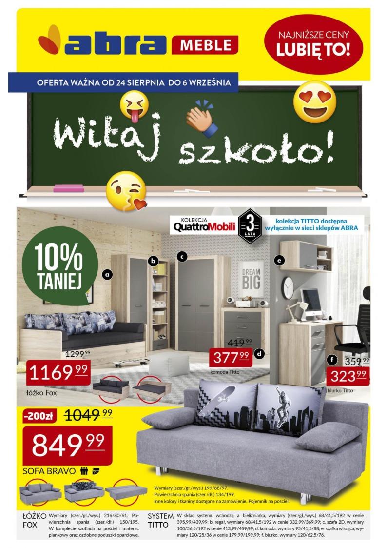 Gazetka promocyjna Abra Meble str. 1