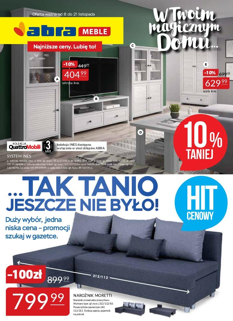 Gazetka promocyjna Abra Meble str. 1