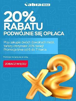 20% rabatu