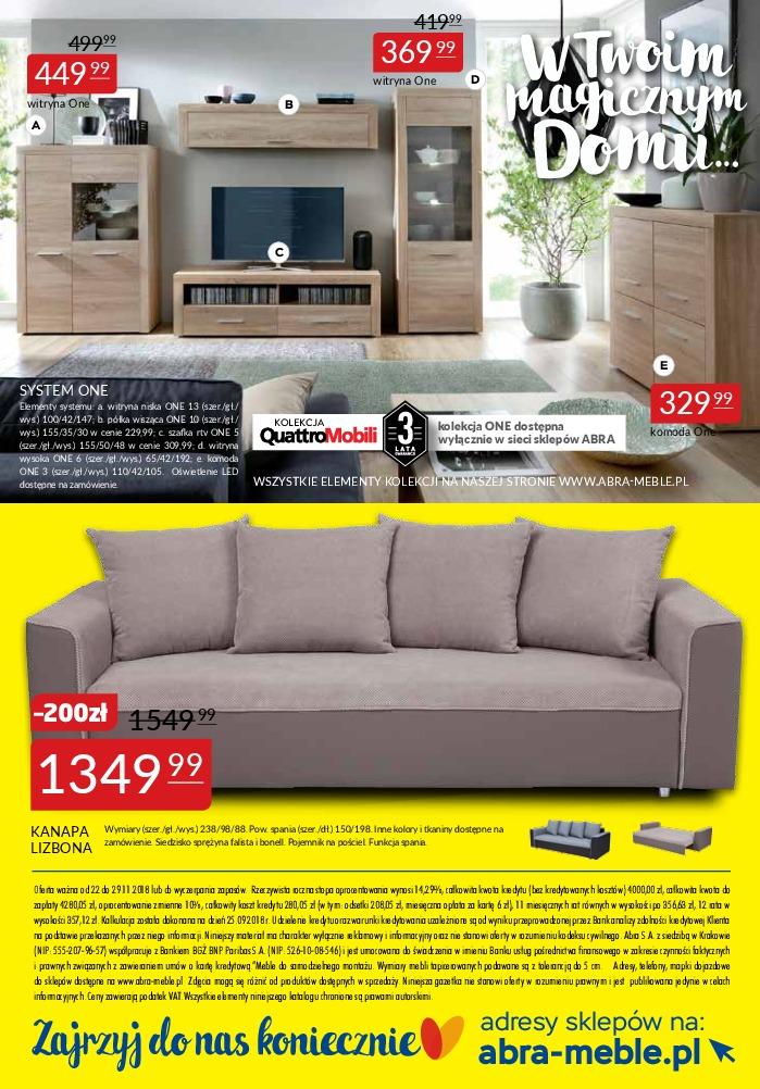 Gazetka promocyjna Abra Meble str. 16