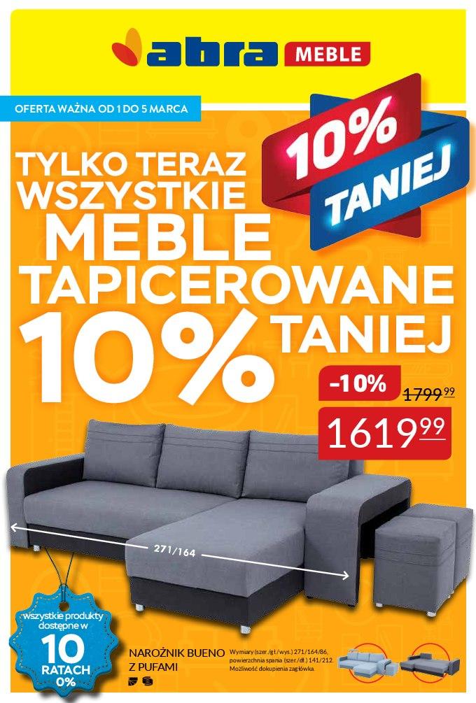 Gazetka promocyjna Abra Meble str. 1
