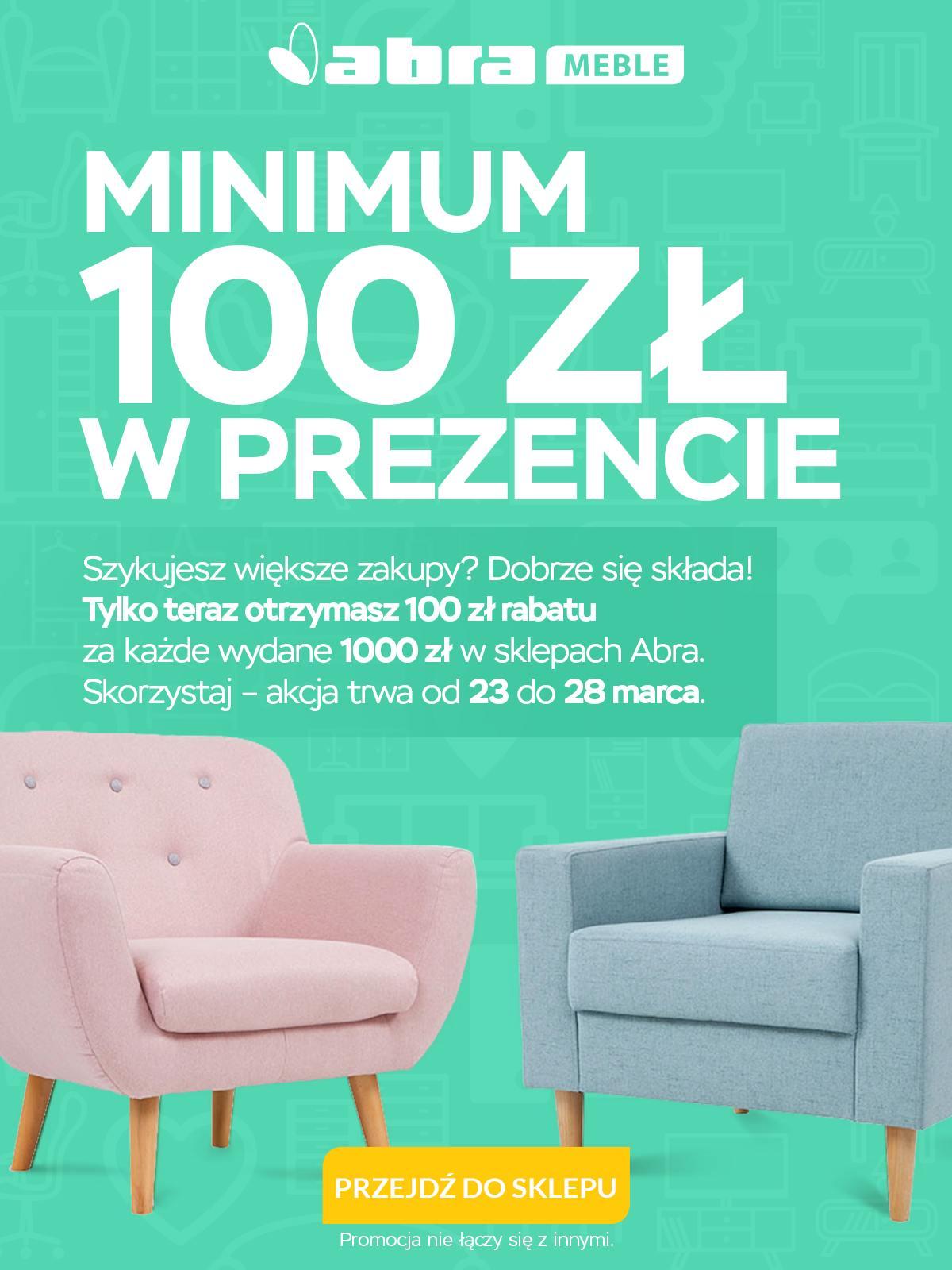 Gazetka promocyjna Abra Meble str. 1