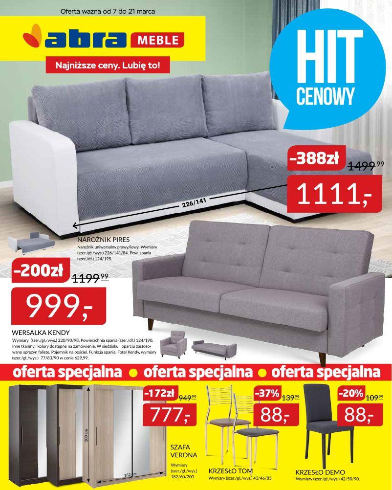 Gazetka promocyjna Abra Meble str. 1