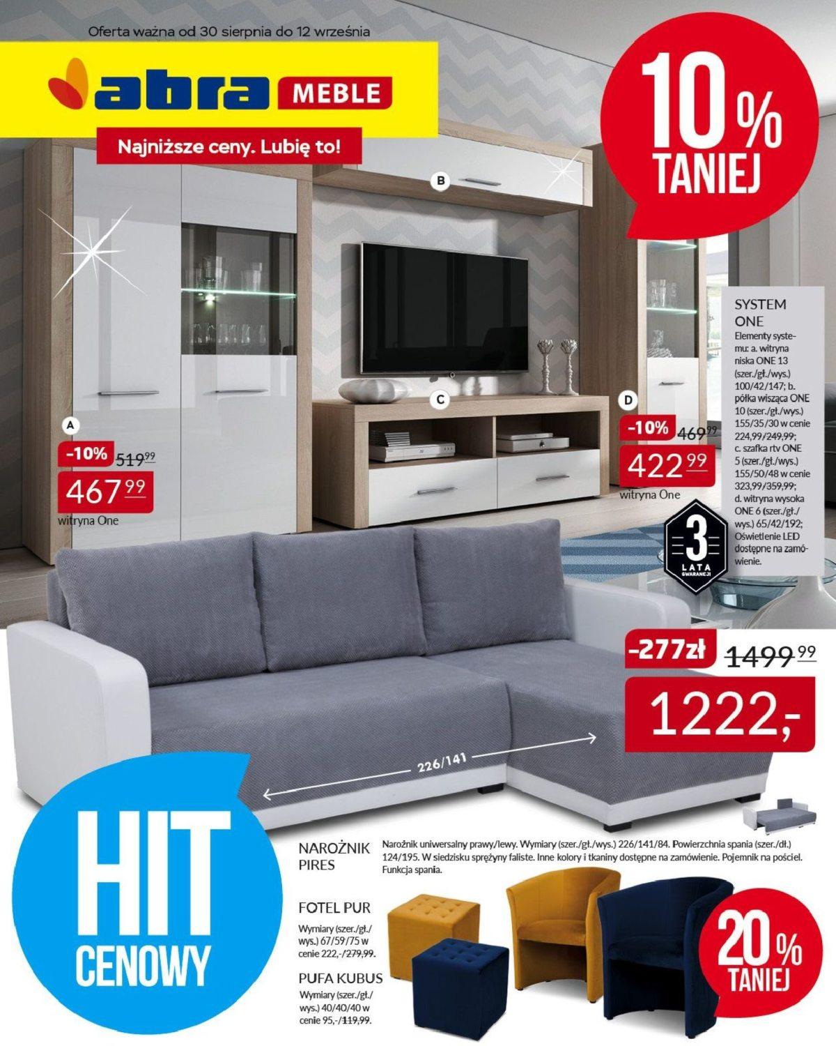 Gazetka promocyjna Abra Meble str. 1