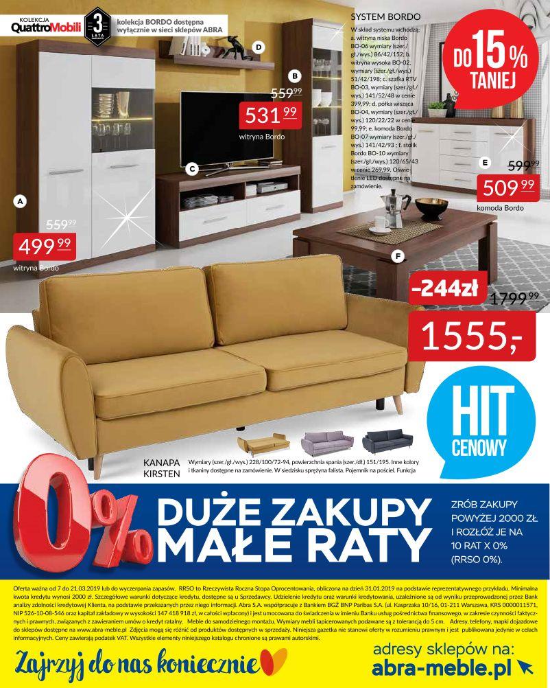 Gazetka promocyjna Abra Meble str. 8