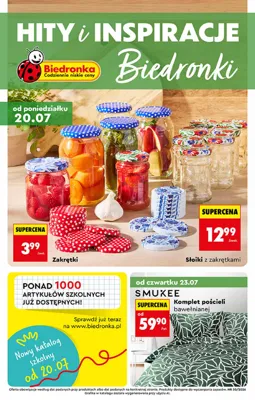 Biedronka gazetka - od 20/07/2026 do 05/08/2026